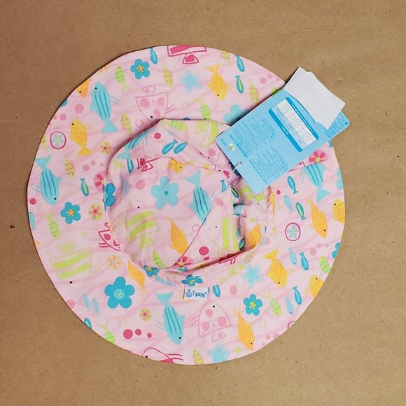 I Play Bucket Sun Hat 0-6 Months Pink - Picture 3 of 8